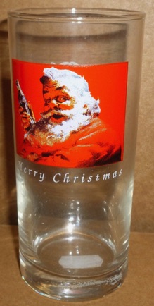3256-17  € 2,50 coca cola glas kerstman merry Christmas